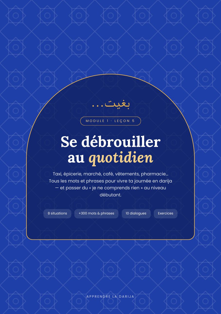 Couverture de la leçon 5 : Se débrouiller au quotidien